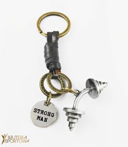 Barbells key ring